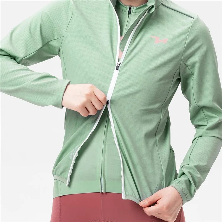 ROCKBROS TVI Series Women Cycling Sports Windbreaker Long Sleeve Breathable Windproof Jacket, Size XS - Pink