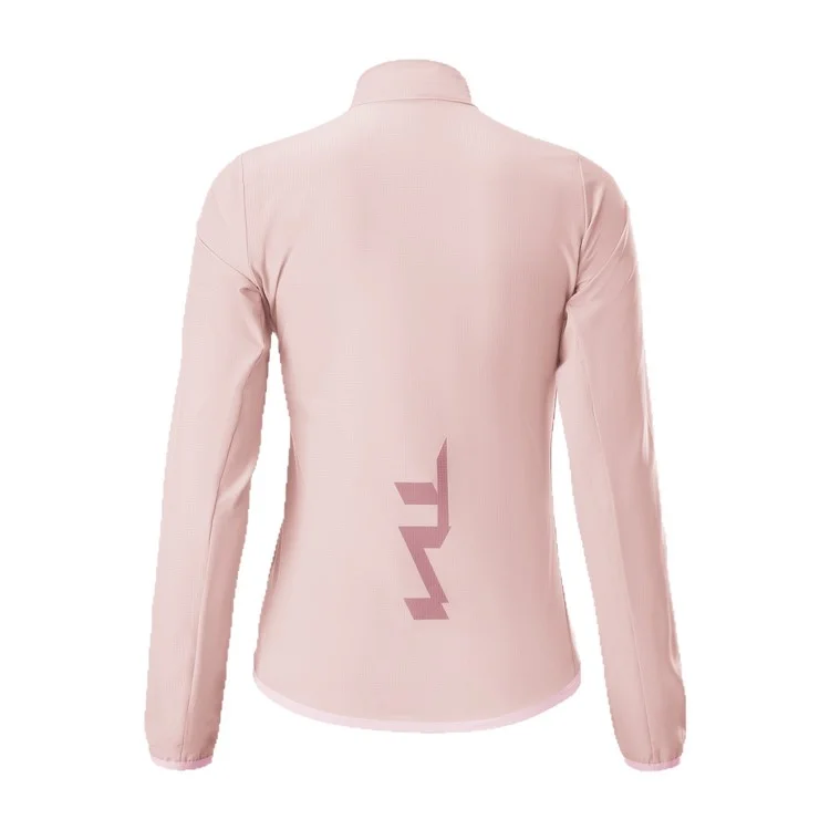 ROCKBROS TVI Series Women Cycling Sports Windbreaker Long Sleeve Breathable Windproof Jacket, Size S - Pink