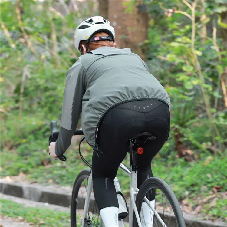 WOSAWE Spring Summer Cycling Jacket Bike Windproof Water Resistant Reflective Climbing Night Running Jacket, Asian L / EU M - Green