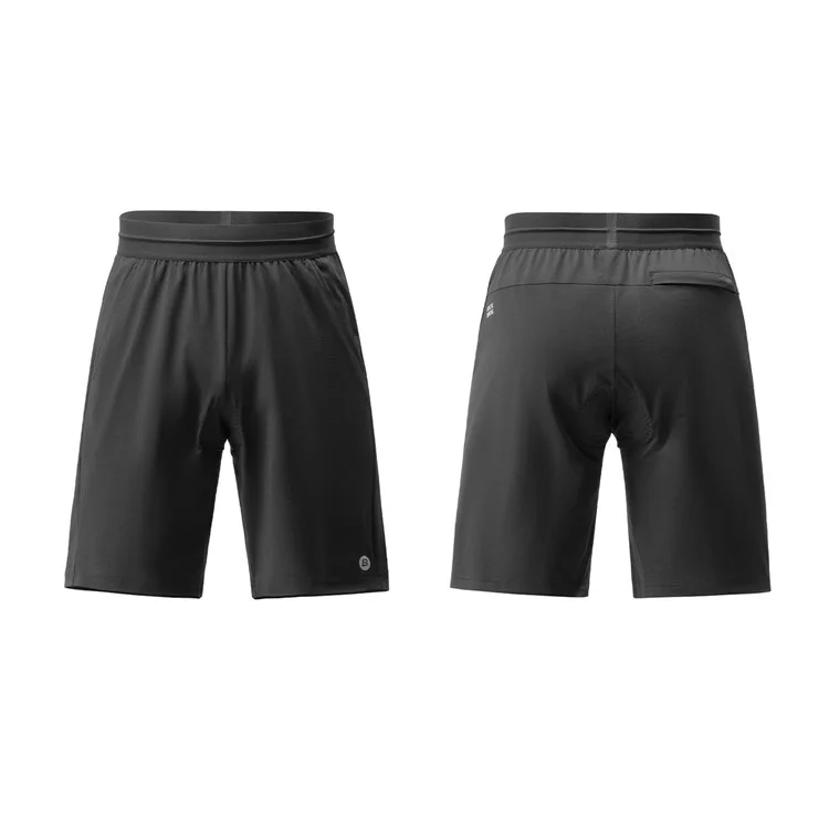 ROCKBROS RK2025-K Summer Cycling Shorts Men Padded Road Bike Casual Sports Short Pants - Black L (EU / M)