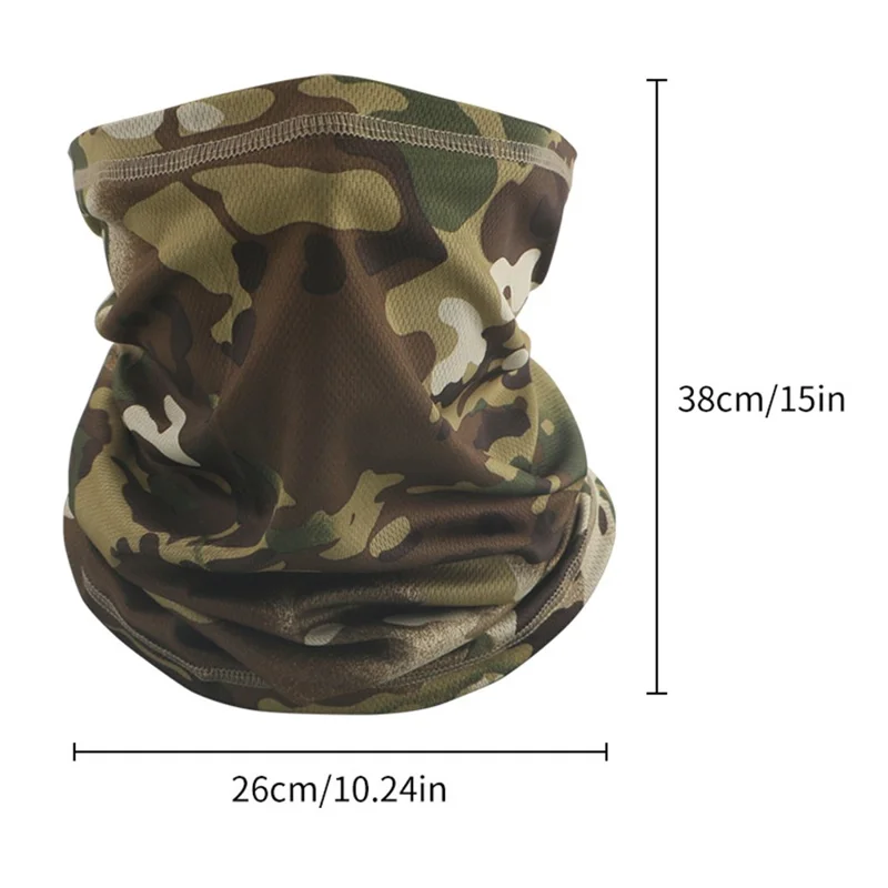 Maschera per Ciclismo Outdoor Fascia Magica Mimetica Collo Scaldacollo Asciugatura Rapida Balaclava Sportiva - ACU