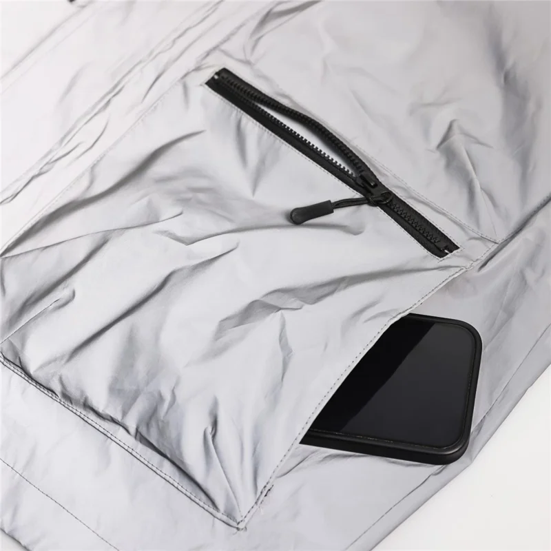 WOSAWE BD260 Safety Reflective Vest for Cycling Running Breathable High Visibility Sleeveless Jacket - Asian M  /  EU S