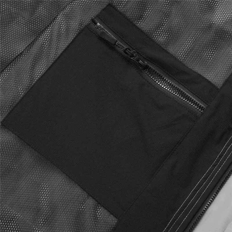 WOSAWE BD260 Safety Reflective Vest for Cycling Running Breathable High Visibility Sleeveless Jacket - Asian M  /  EU S