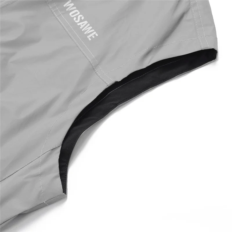 WOSAWE BD260 Safety Reflective Vest for Cycling Running Breathable High Visibility Sleeveless Jacket - Asian M  /  EU S