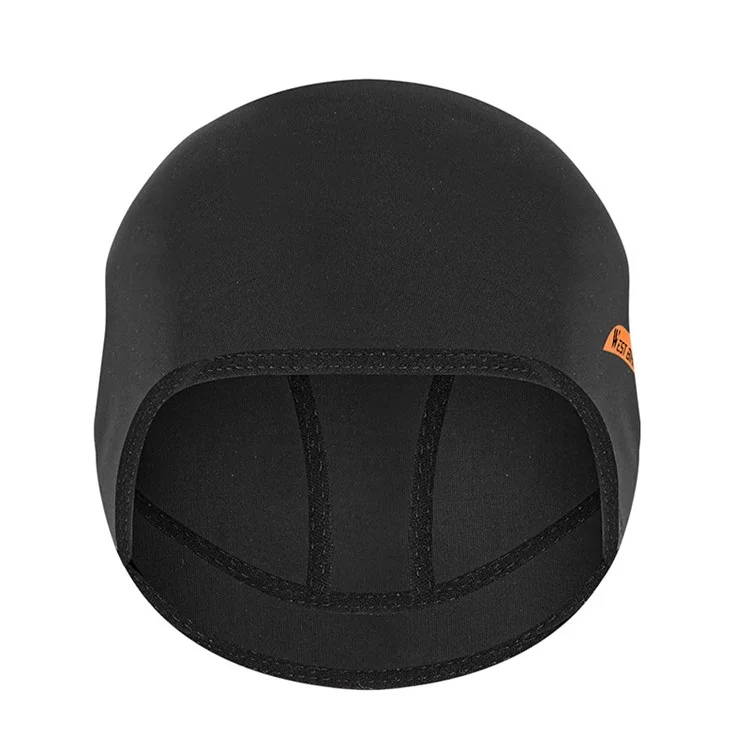 WEST BIKING Boné de Ciclismo Bicycle Cap Headwear Verão Seda de Gelo Respirável Sport Cap Forro de Capacete Chapéu - Preto
