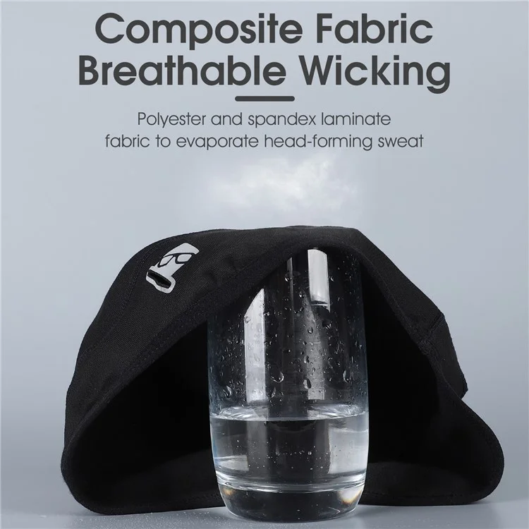 WEST BIKING YP0201299 Winter Cycling Warm Camouflage Head Cap Elastic Hat with Glasses Holes - Black