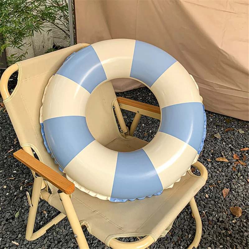 YX-001 10-15 Years Old Children Swimming Ring Inflatable Outdoor Pool PVC Float Swimming Ring (No Handle) - Splashed Ink Pink