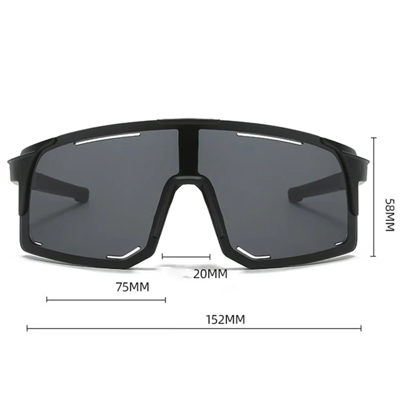 9335 Lunettes de soleil de cyclisme pour hommes et femmes Lunettes de protection contre le vent Lunettes de sport - Bleu