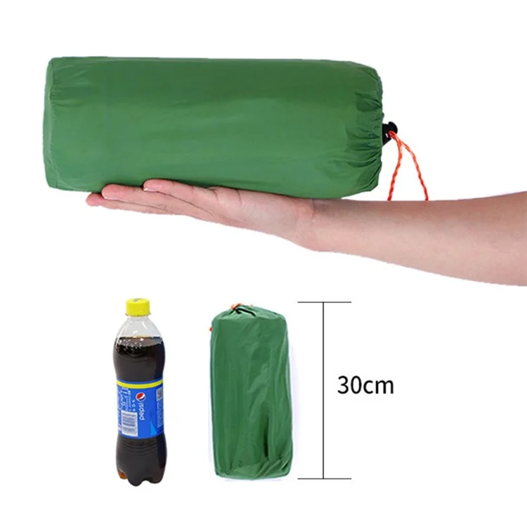 200x120CM Inflatable Sleeping Mat Built-in Foot Pump Compact Air Mattress with Pillow for Camping, Backpacking, Hiking - Navy Blue