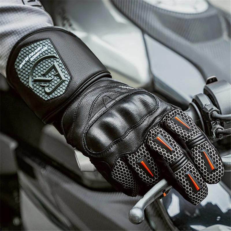 ROCKBROS Cycling Gloves Full Finger Non-slip Cycling Gloves Winter Thermal Warm Riding Gloves - XXL