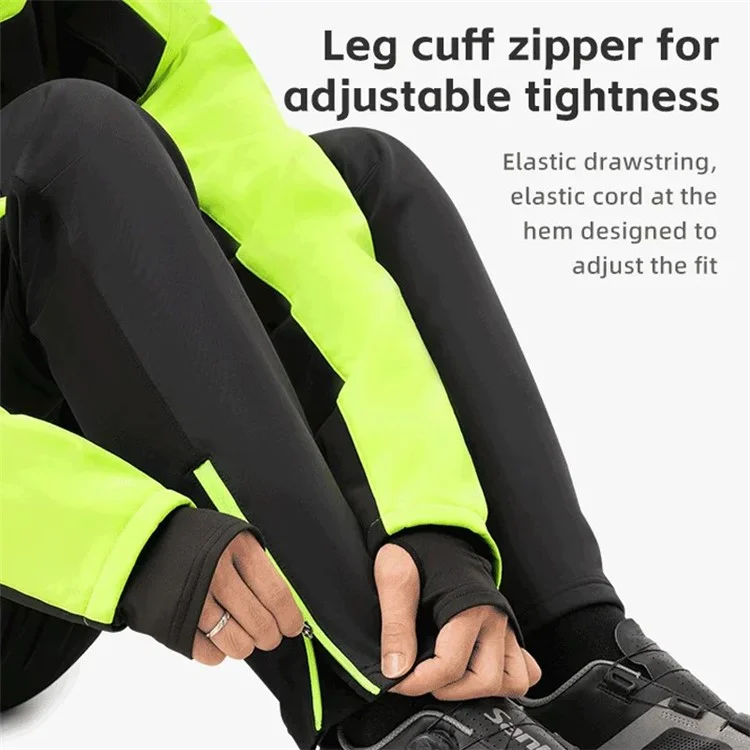 ROCKBROS Cycling Jersey Long Sleeve Thermal Fleece Bicycle Cycling Clothing - XXL