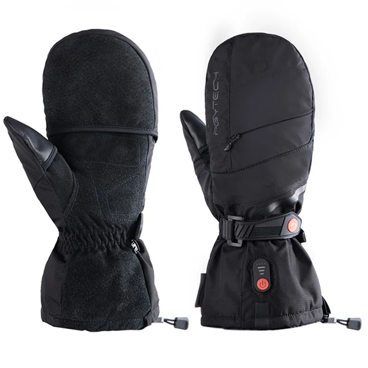 PGYTECH 1 Pair Heating Photography Gloves Winter Windproof Touch Screen Hand Warmer - M