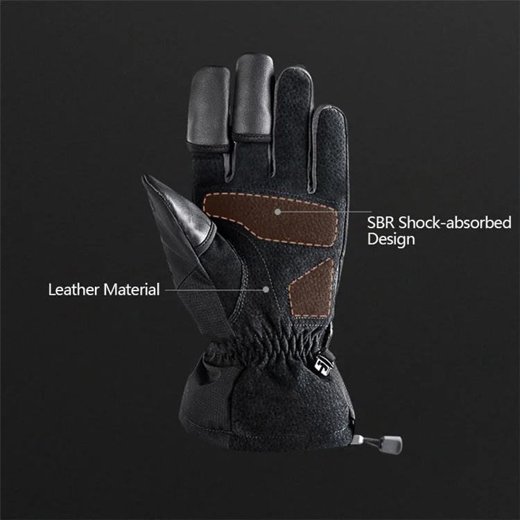 PGYTECH 1 Pair Heating Photography Gloves Winter Windproof Touch Screen Hand Warmer - M