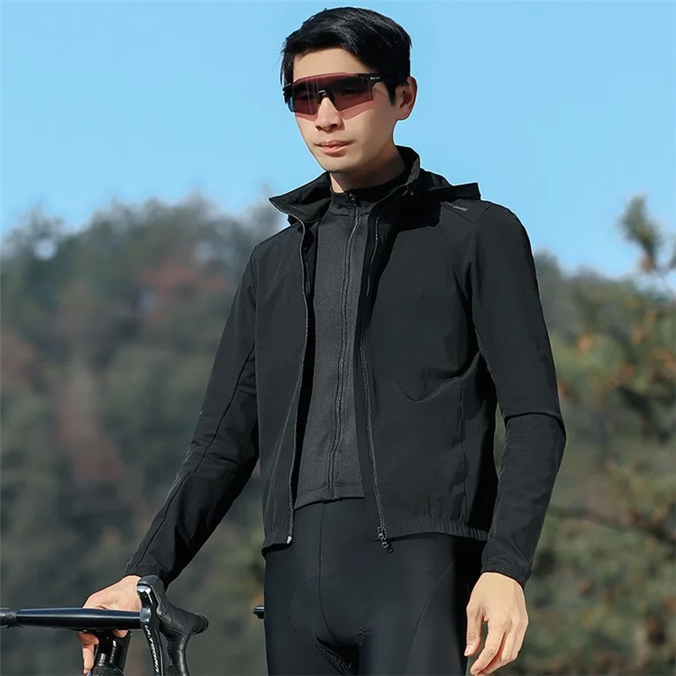 WEST BIKING YP0202330 Spring Autumn Long Sleeve Top Windproof Cycling Jacket - M