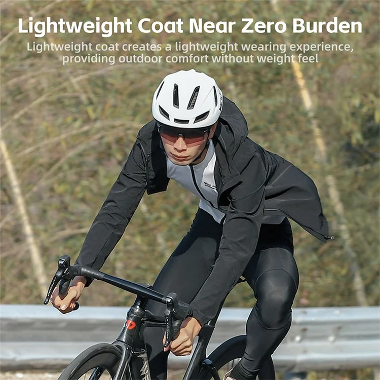 WEST BIKING YP0202330 Spring Autumn Long Sleeve Top Windproof Cycling Jacket - M