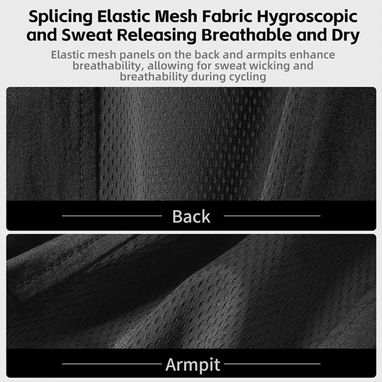 WEST BIKING YP0202330 Spring Autumn Long Sleeve Top Windproof Cycling Jacket - M