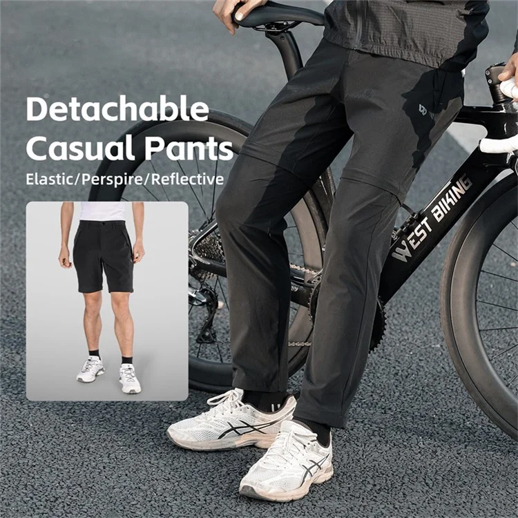 WEST BIKING YP0203131 Cycling Sport Casual Detachable Pants Breathable Trousers / Shorts - 3XL