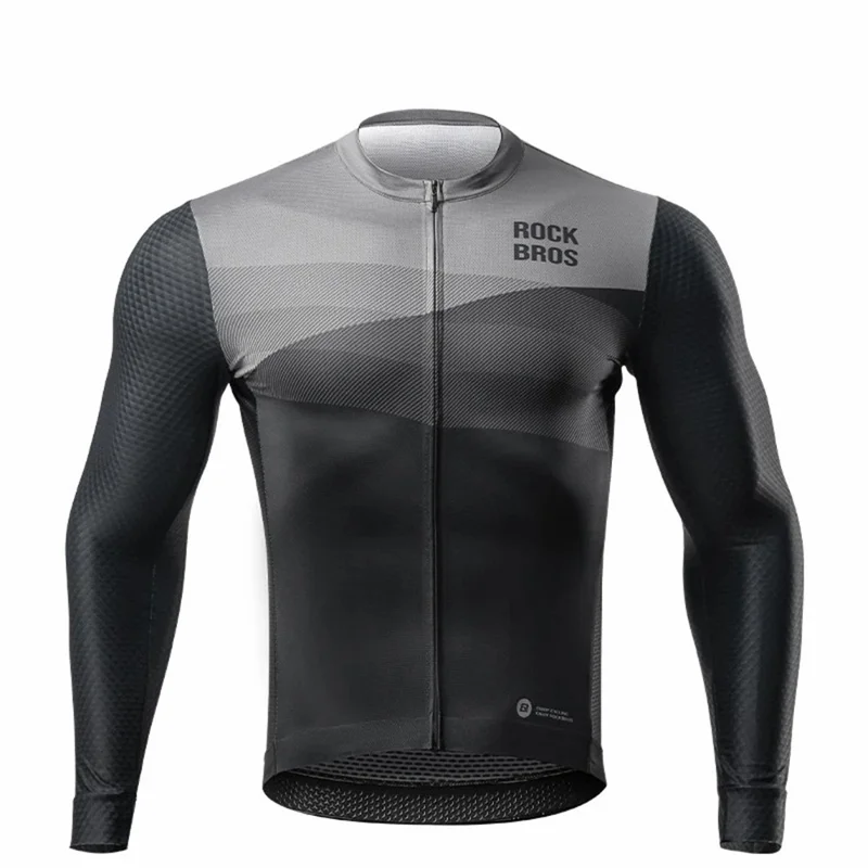 ROCKBROS rk2008 Spring Autumn Long Sleeve Top Windproof Cycling Jacket - XL