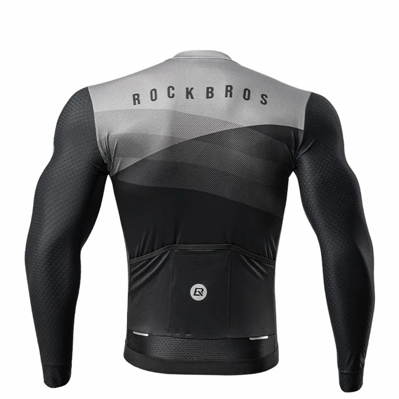ROCKBROS rk2008 Spring Autumn Long Sleeve Top Windproof Cycling Jacket - XL