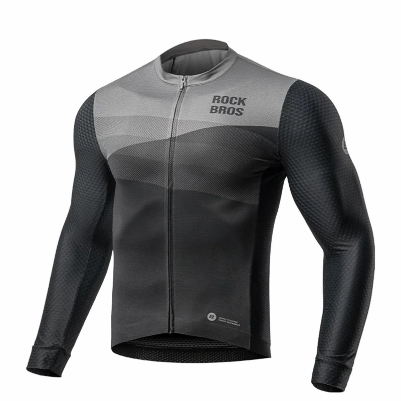 ROCKBROS rk2008 Spring Autumn Long Sleeve Top Windproof Cycling Jacket - XXL