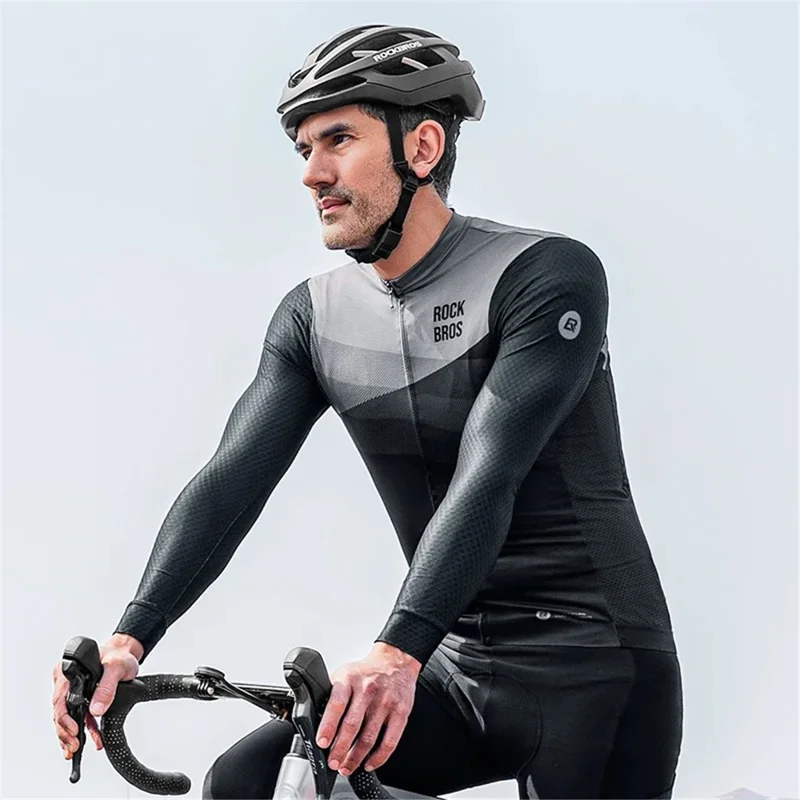ROCKBROS rk2008 Spring Autumn Long Sleeve Top Windproof Cycling Jacket - XXL