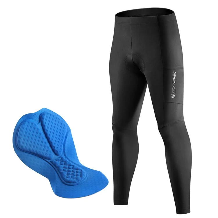 WEST BIKING YP0203132 Calças de Ciclismo ao ar Livre com Almofada de Espuma Embutida - Homens XXXL