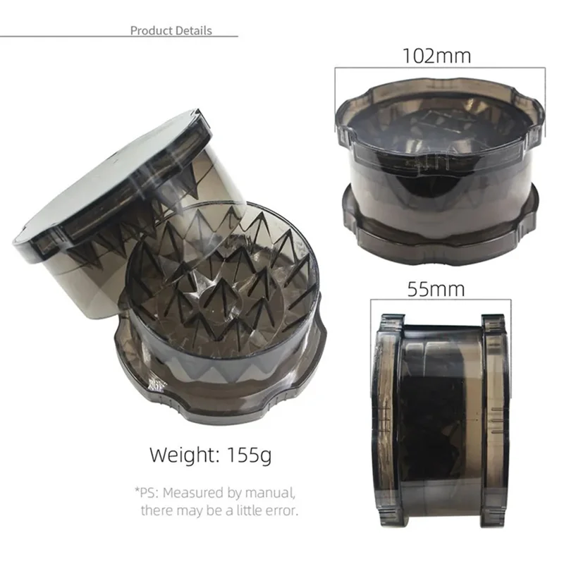 Portable Hard Lure Grinder Reusable Lightweight Bait Crusher Box Fishing Tackle