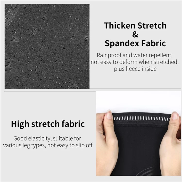 WEST BIKING Cycling Thermal Neoprene Overshoes Waterproof Windproof Toe Cycling Shoe Covers - XXL