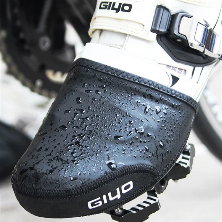 GIYO GUXT-03 1 paio di coperture per scarpe da ciclismo mezza palma Toe Lock Shoe Covers Windproof Cases Protectors - XS-S
