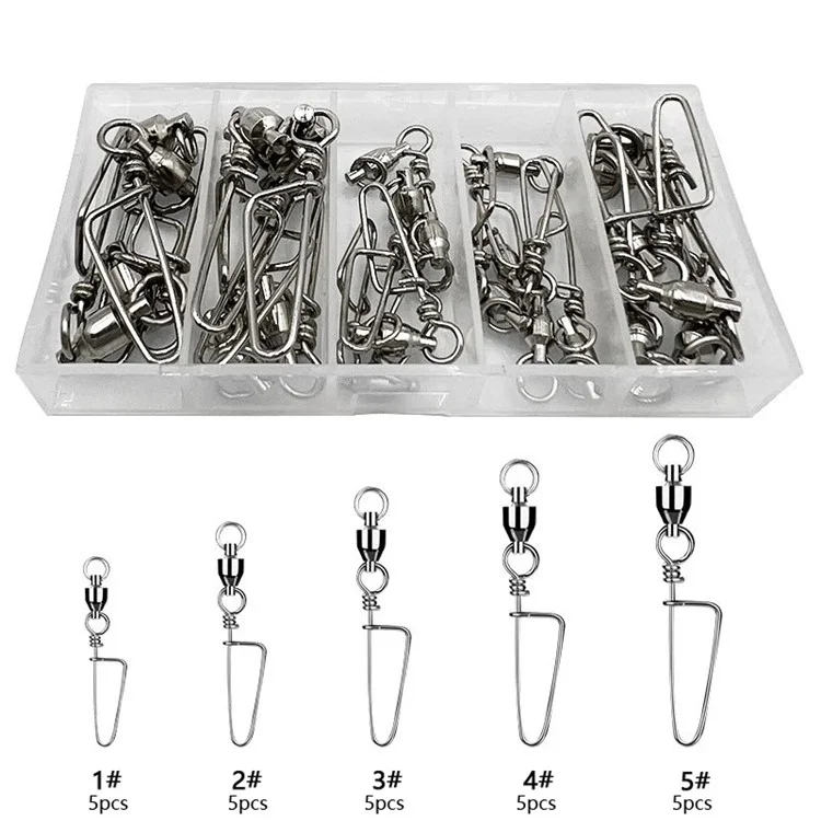 25Pezzi / Set Anelli a Scorrimento in Acciaio Inossidabile Connettori con Perni a Forma di Arco