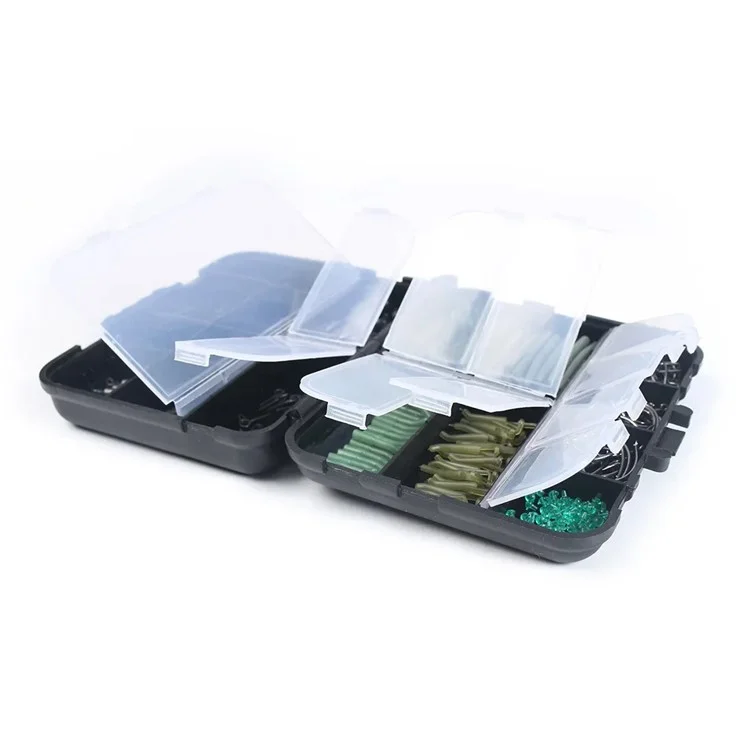 Set di accessori per la pesca alla carpa di stile europeo da 420 pezzi, con ganci, bead fermi, viti per esche e altro