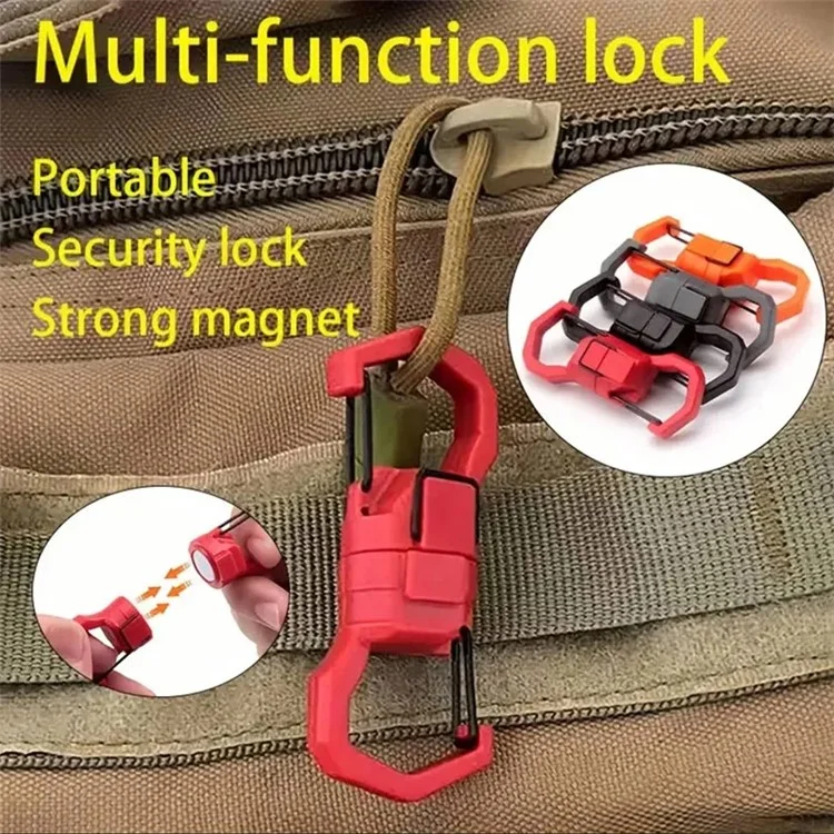 ATISEN FT-335 Pinza magnética de pesca Soporte de liberación rápida - Rojo