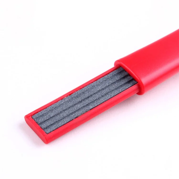 ATISEN SH-310 Mola per affilatura di ami da pesca in PP+Ceramica+Smeriglio - Rosso
