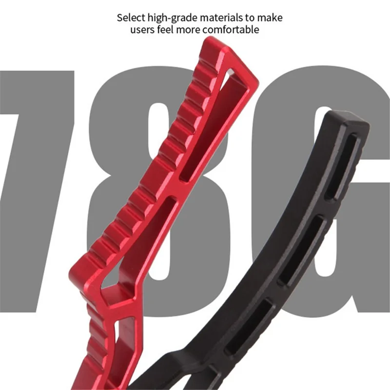 ATISEN AP-101 Tungsten Steel Fishing Plier Fishing Line Cutter Ring Opener - Red