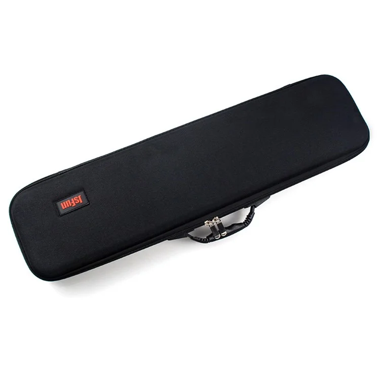 JSFUN 61.5x15x7cm Bolsa de Armazenamento de Vara de Pesca Caixa Rígida Absorvente de Choque EVA para Ferramentas de Pesca