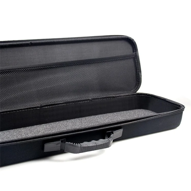 JSFUN 61.5x15x7cm Bolsa de Armazenamento de Vara de Pesca Caixa Rígida Absorvente de Choque EVA para Ferramentas de Pesca