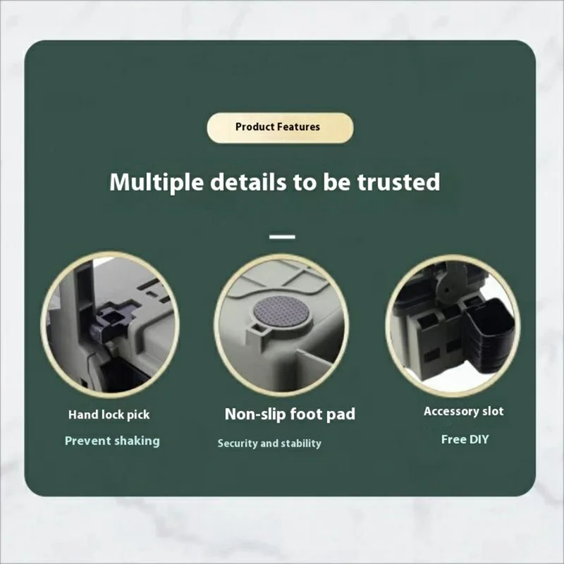 JSFUN FB90 Fishing Box Organizer Multi-function Lure Live Fish Bucket Thicken Storage Box, Size S: 31.5x17.7x23cm - Blue+Black