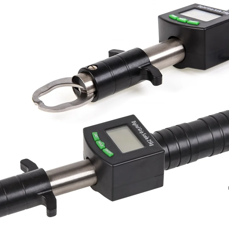 LEO 27890-605 Fish Grip Cyfrowy wyświetlacz 25KG Waga ze stali nierdzewnej Żabka do ryb