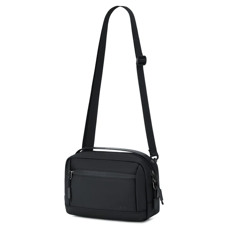 POSO PS-831 Multifunctional Digital Accessories Storage Shoulder Bag Waterproof Crossbody Bag with Tote Handle - Black