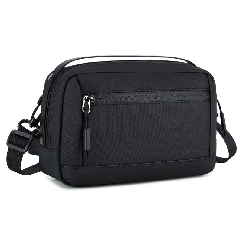 POSO PS-831 Multifunctional Digital Accessories Storage Shoulder Bag Waterproof Crossbody Bag with Tote Handle - Black