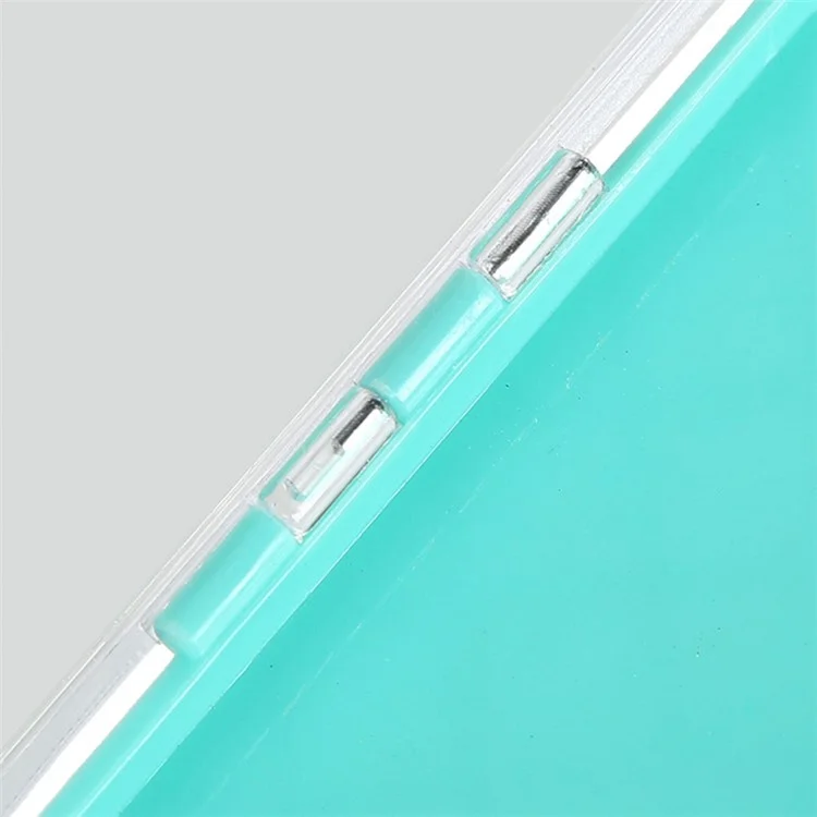 36cm ABS+Foam Fishing Hook Storage Box Clear Lid Fishing Line Hook Storage Case - Baby Blue