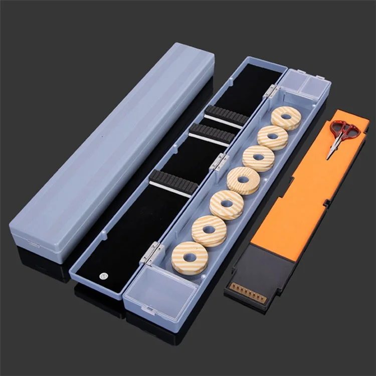 Multifunctional Fishing Tackle Box Fishing Float Fishing Line Winding Board Tool Storage Box, Size S