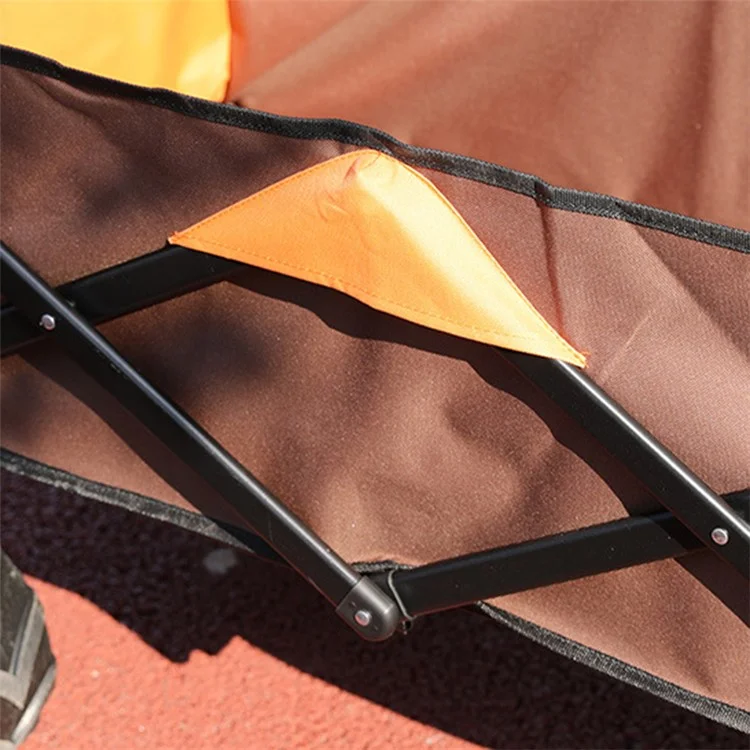 Carrello da Campeggio da Giardino Pieghevole e Richiudibile - Rosso
