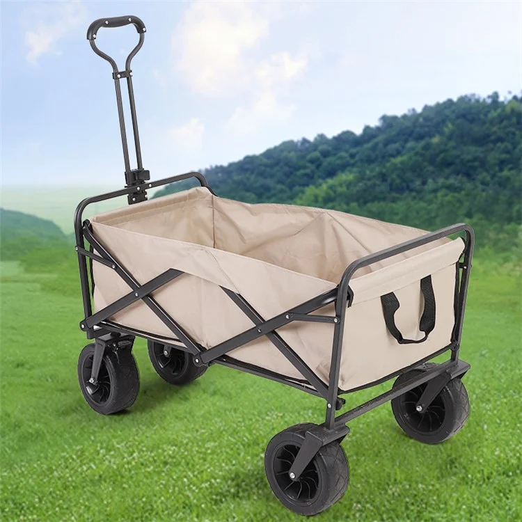Carrello da Campeggio da Giardino Pieghevole e Richiudibile - Rosso