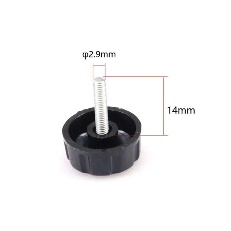 YBLM 10Pcs Fishing Spinning Reel Screw Caps ABS+Metal Fishing Reel Handle Knob Replacement Parts mit Dichtungen