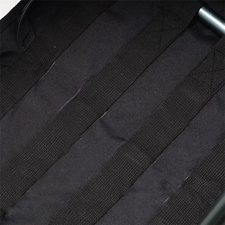 CLS Oxford Cloth+Aluminum Alloy Folding Camping Chair with Storage Bag, Size: L - Black