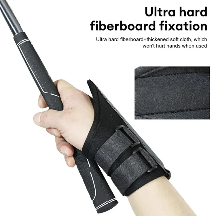 Aide à l'entraînement au golf Correcteur de posture de swing Brace de correction des mouvements du bras avec 2 sangles