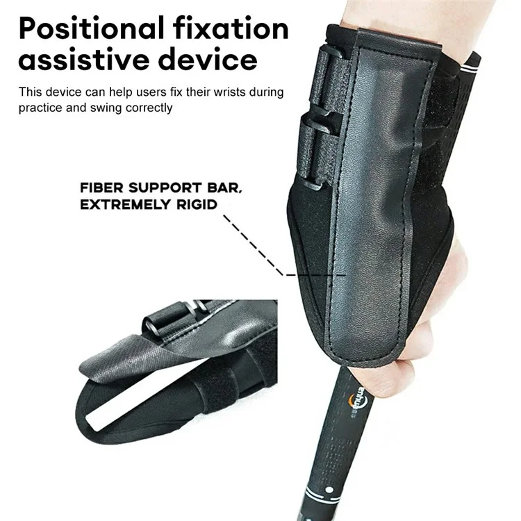 Aide à l'entraînement au golf Correcteur de posture de swing Brace de correction des mouvements du bras avec 2 sangles