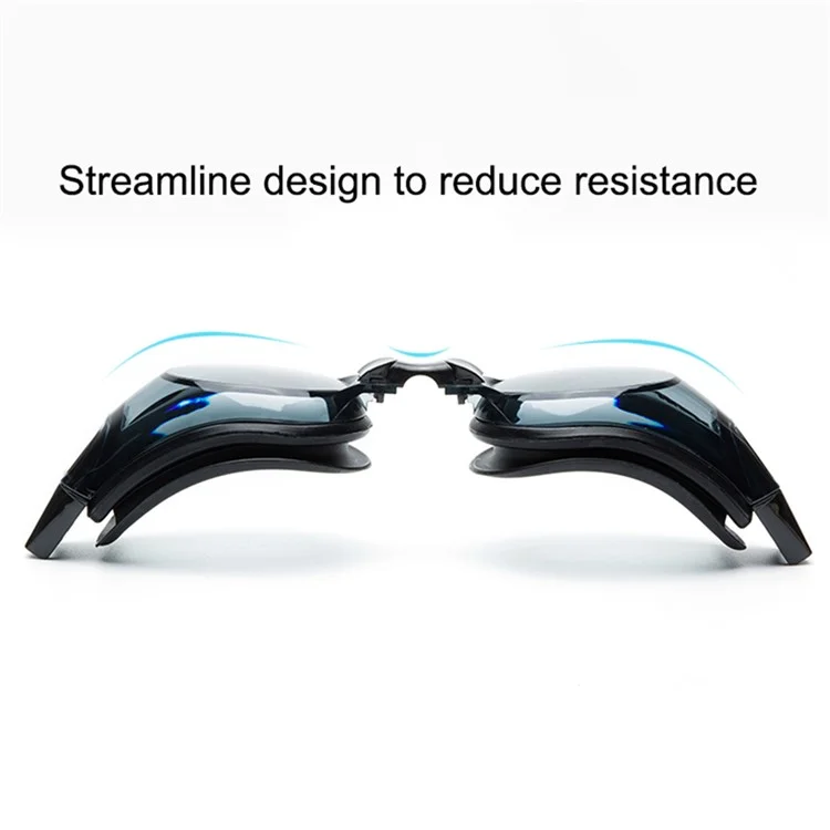JIEJIA AH100 Adult Swimming Goggles Waterproof HD Glasses Anti-Fog Eyeglasses - Purple