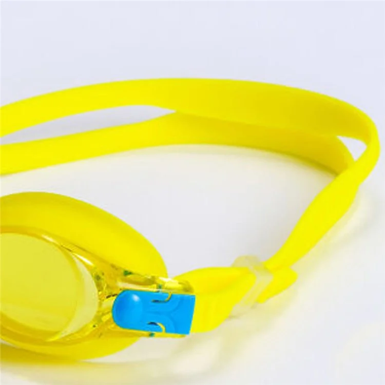 JIEJIA J2670 Kids HD Swimming Goggles Waterproof Glasses Children Anti-Fog Anti-UV Eyeglasses - Yellow